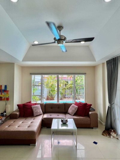 8R0523 Pool villa for rent 4bedroom 4bathroom 130,000/month at chalong