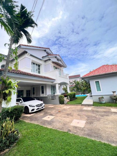 8R0523 Pool villa for rent 4bedroom 4bathroom 130,000/month at chalong