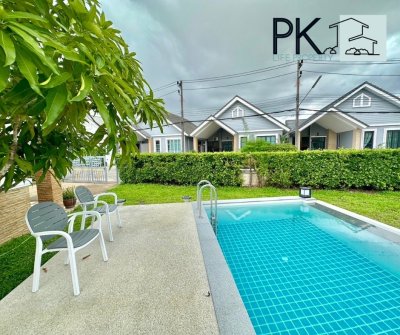 8R0528 Pool villa for rent 3bedrooms 3bathrooms 75,000 per month at chalong have fully furnished