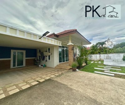 8R0528 Pool villa for rent 3bedrooms 3bathrooms 75,000 per month at chalong have fully furnished