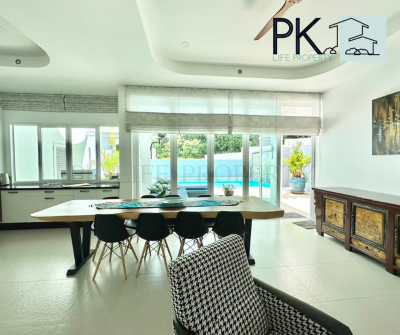 8R0530 Pool villa for rent 3bedrooms 3bathrooms 130,000 per month at chalong have fully furnished