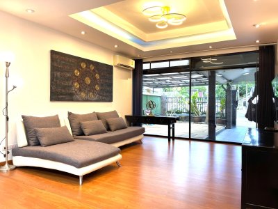 8R0535 This house for rent 3bedrooms 3bathrooms 45,000/month at chalong have fully furnished