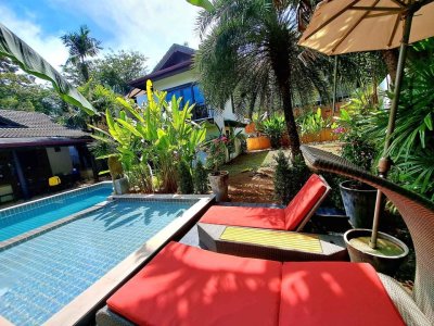 8R0536 Pool villa for rent 5bedroom 4bathroom 130,000/month at chalong