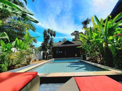 8R0536 Pool villa for rent 5bedroom 4bathroom 130,000/month at chalong