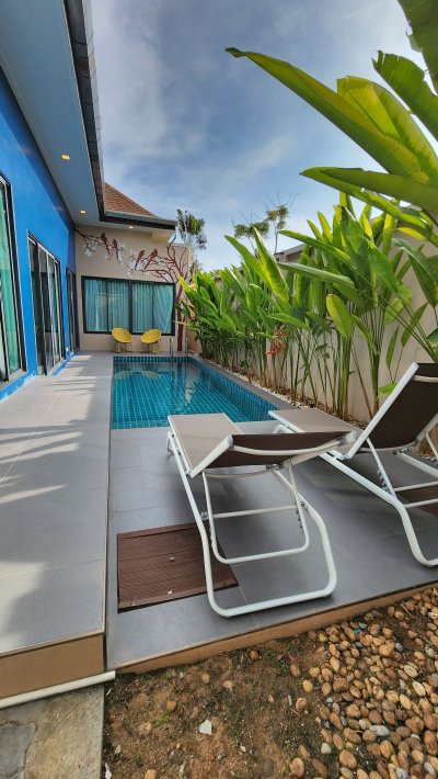 8R0543 ให้เช่า pool villa 2 ห้องนอน 2 ห้องน้ำ ราคา 65,000/เดือน โซนฉลอง