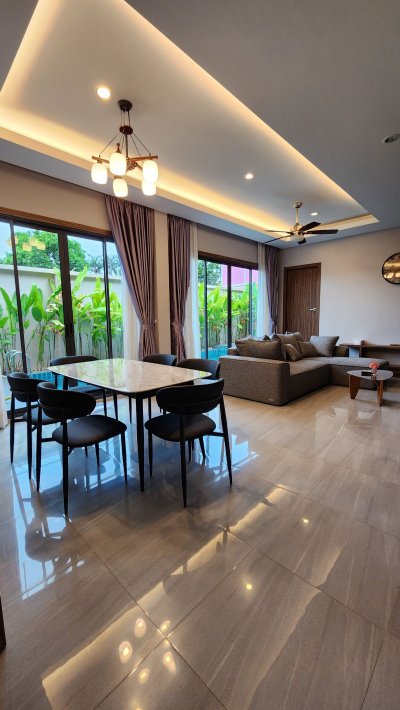 8R0543 ให้เช่า pool villa 2 ห้องนอน 2 ห้องน้ำ ราคา 65,000/เดือน โซนฉลอง