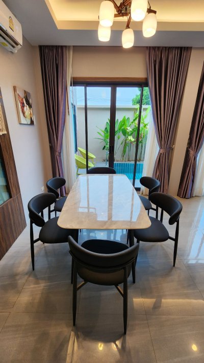 8R0543 ให้เช่า pool villa 2 ห้องนอน 2 ห้องน้ำ ราคา 65,000/เดือน โซนฉลอง