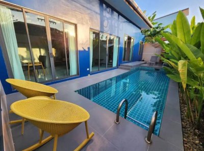 8R0543 ให้เช่า pool villa 2 ห้องนอน 2 ห้องน้ำ ราคา 80,000/เดือน โซนฉลอง