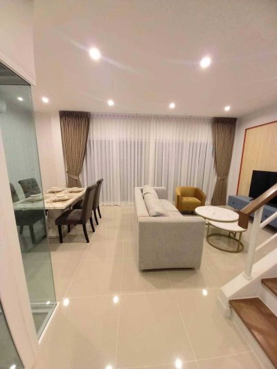 8R0544 This house for rent 3bedrooms 3bathrooms 55,000/month at chalong have fully furnished