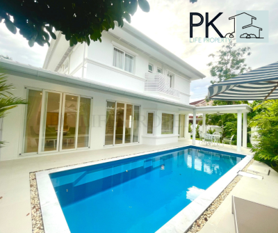 8R0556 Pool villa for rent 3bedrooms 3bathrooms 150,000/month at chalong