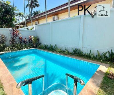 8R0564 ให้เช่า pool villa 3ห้องนอน 2ห้องน้ำ ราคา 60,000/เดือน โซนฉลอง