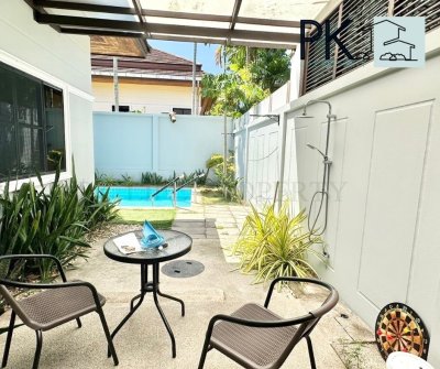 8R0564 ให้เช่า pool villa 3ห้องนอน 2ห้องน้ำ ราคา 60,000/เดือน โซนฉลอง