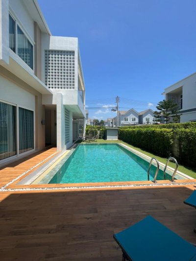 8R0570 ให้เช่า pool villa 4ห้องนอน 3ห้องน้ำ ราคา 100,000/เดือน โซนฉลอง