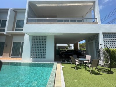 8R0570 ให้เช่า pool villa 4ห้องนอน 3ห้องน้ำ ราคา 100,000/เดือน โซนฉลอง