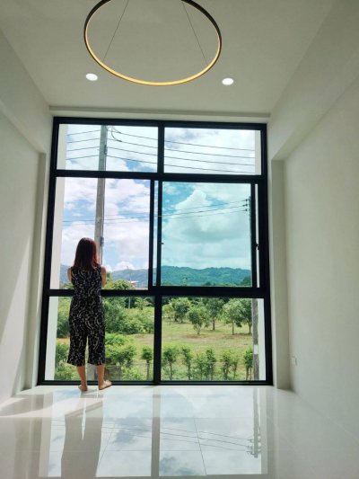 8R0575 ให้เช่าบ้านแฝดสองชั้น 2ห้องนอน 2ห้องน้ำ ราคา 28,000/เดือน โซนฉลอง