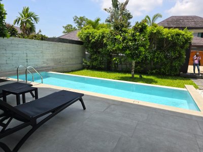 8R0579 ให้เช่า pool villa 2ห้องนอน 2ห้องน้ำ ราคา 85,000/เดือน โซนฉลอง