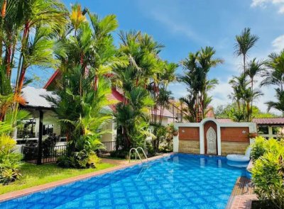 8R0584 ให้เช่า pool villa 3ห้องนอน 3ห้องน้ำ ราคา 65,000/เดือน โซนฉลอง