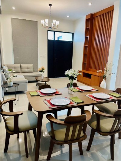 8R0587 ให้เช่าบ้านเดี่ยวชั้นเดียว 2ห้องนอน 2ห้องน้ำ ราคา 55,000/เดือน โซนฉลอง