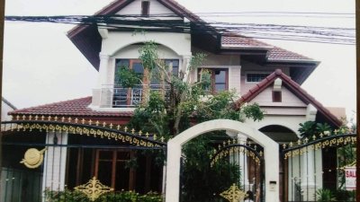 8R0589 ให้เช่าบ้านเดี่ยวสองชั้น 3ห้องนอน 3ห้องน้ำ ราคา 35,000/เดือน โซนฉลอง