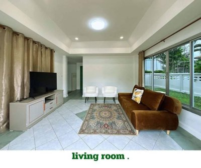 8R0602 ให้เช่าบ้านเดี่ยวชั้นเดียว 2ห้องนอน 2ห้องน้ำ ราคา 35,000/เดือน โซนฉลอง