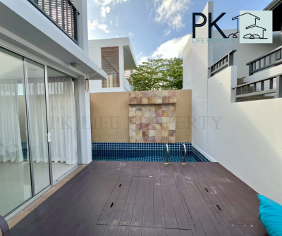8R0603 ให้เช่า pool villa 3ห้องนอน 3ห้องน้ำ ราคา 80,000/เดือน โซนฉลอง