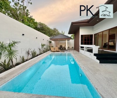 8R0619 ให้เช่า pool villa 3ห้องนอน 2ห้องน้ำ ราคา 75,000/เดือน โซนฉลอง