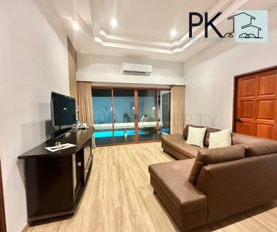 8R0619 ให้เช่า pool villa 3ห้องนอน 2ห้องน้ำ ราคา 75,000/เดือน โซนฉลอง
