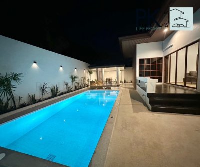 8R0619 ให้เช่า pool villa 3ห้องนอน 2ห้องน้ำ ราคา 75,000/เดือน โซนฉลอง