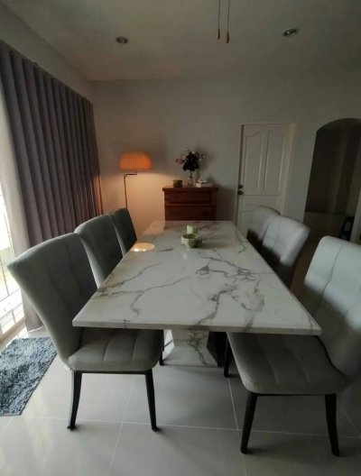 8R0621 ให้เช่าบ้านเดี่ยวสองชั้น 3ห้องนอน 3ห้องน้ำ ราคา 45,000/เดือน โซนฉลอง