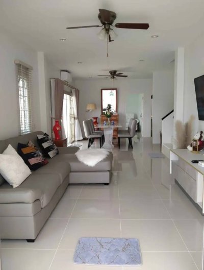 8R0621 ให้เช่าบ้านเดี่ยวสองชั้น 3ห้องนอน 3ห้องน้ำ ราคา 45,000/เดือน โซนฉลอง