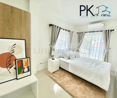 8R0628 ให้เช่าบ้านแฝดสองชั้น 3ห้องนอน 3ห้องน้ำ ราคา 49,000/เดือน โซนฉลอง