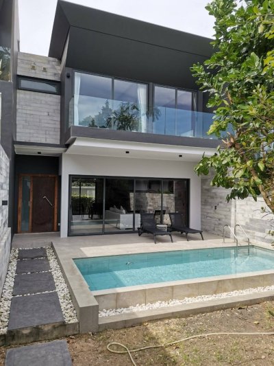 8R0629 ให้เช่า pool villa 3ห้องนอน 3ห้องน้ำ ราคา 85,000/เดือน โซนฉลอง