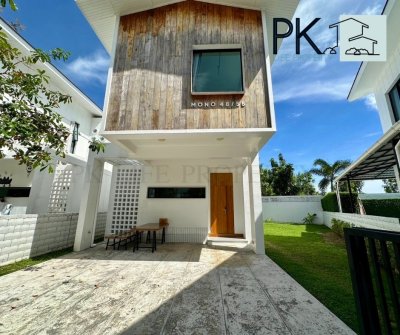 8R0631 ให้เช่าบ้านเดี่ยวสองชั้น 3 ห้องนอน 3 ห้องน้ำ ราคา 65,000/เดือน โซนฉลอง