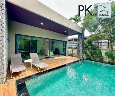 8R0633 Pool villa for rent 2 bedroom 2 bathroom 60,000/month at chalong