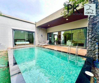 8R0633 Pool villa for rent 2 bedroom 2 bathroom 60,000/month at chalong