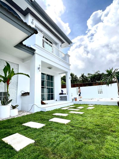 8R0634 Pool villa for rent 3 bedroom 3 bathroom 90,000/month at chalong