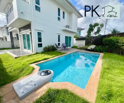 8R0637 ให้เช่า pool villa 3ห้องนอน 3ห้องน้ำ ราคา 79,000/เดือน โซนฉลอง
