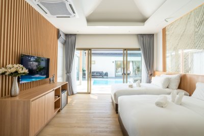 8R0641 Pool villa for rent 3 bedroom 4 bathroom 160,000/month at chalong