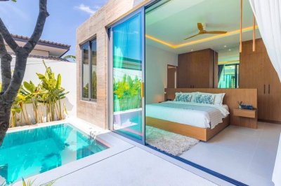 8R0648 Pool villa for rent 3 bedroom 4 bathroom 130,000/month at chalong