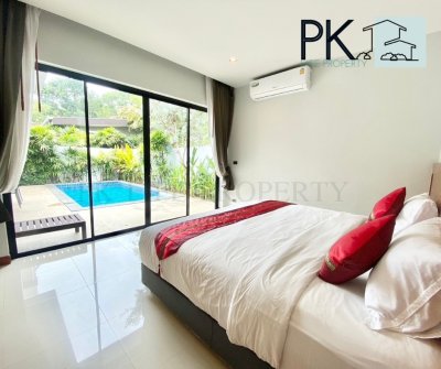 8R0649 ให้เช่า pool villa 2 ห้องนอน 2 ห้องน้ำ ราคา 65,000/เดือน โซนฉลอง