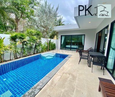 8R0649 ให้เช่า pool villa 2 ห้องนอน 2 ห้องน้ำ ราคา 65,000/เดือน โซนฉลอง