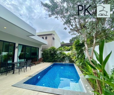 8R0649 ให้เช่า pool villa 2 ห้องนอน 2 ห้องน้ำ ราคา 65,000/เดือน โซนฉลอง