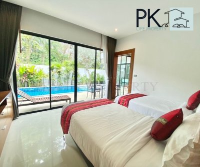 8R0649 ให้เช่า pool villa 2 ห้องนอน 2 ห้องน้ำ ราคา 65,000/เดือน โซนฉลอง