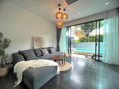 8R0650 Pool villa for rent 2 bedroom 2 bathroom 80,000/month at chalong