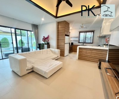 8R0658 ให้เช่า pool villa 3 ห้องนอน 3 ห้องน้ำ ราคา 95,000/เดือน โซนฉลอง