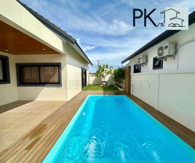 8R0660 ให้เช่า pool villa 3 ห้องนอน 2 ห้องน้ำ ราคา 100,000/เดือน โซนฉลอง