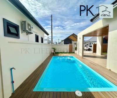 8R0660 ให้เช่า pool villa 3 ห้องนอน 2 ห้องน้ำ ราคา 100,000/เดือน โซนฉลอง