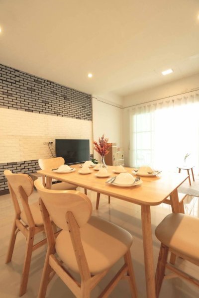 8R0663 ให้เช่าบ้านแฝดสองชั้น 2ห้องนอน 3ห้องน้ำ ราคา 32,000/เดือน โซนฉลอง