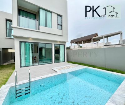 8R0673 ให้เช่า pool villa 4 ห้องนอน 4 ห้องน้ำ ราคา 90,000/เดือน โซนฉลอง