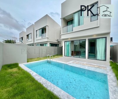 8R0673 ให้เช่า pool villa 4 ห้องนอน 4 ห้องน้ำ ราคา 90,000/เดือน โซนฉลอง